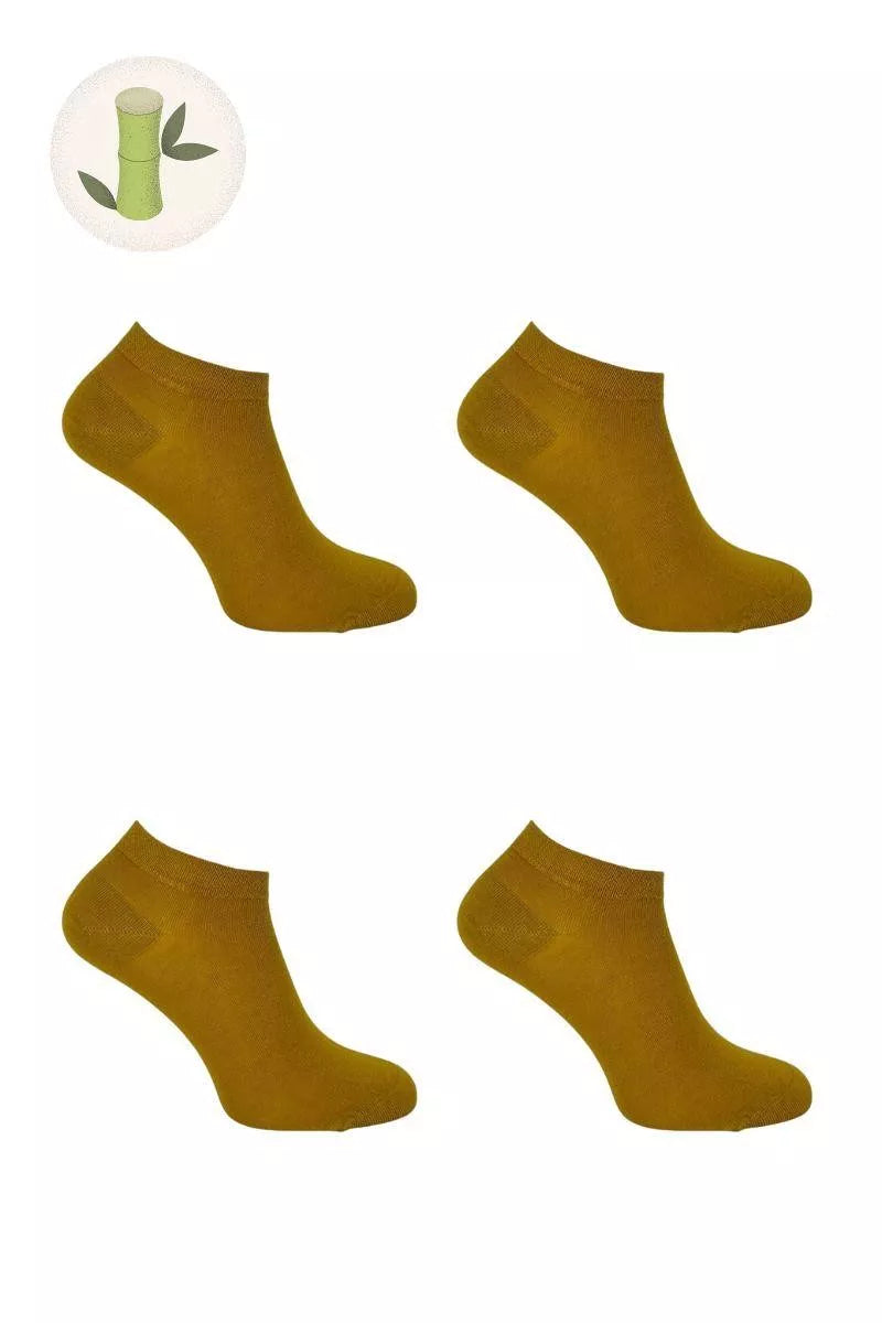 Chaussettes Femme en Bambou – Lot de 4 Paires
