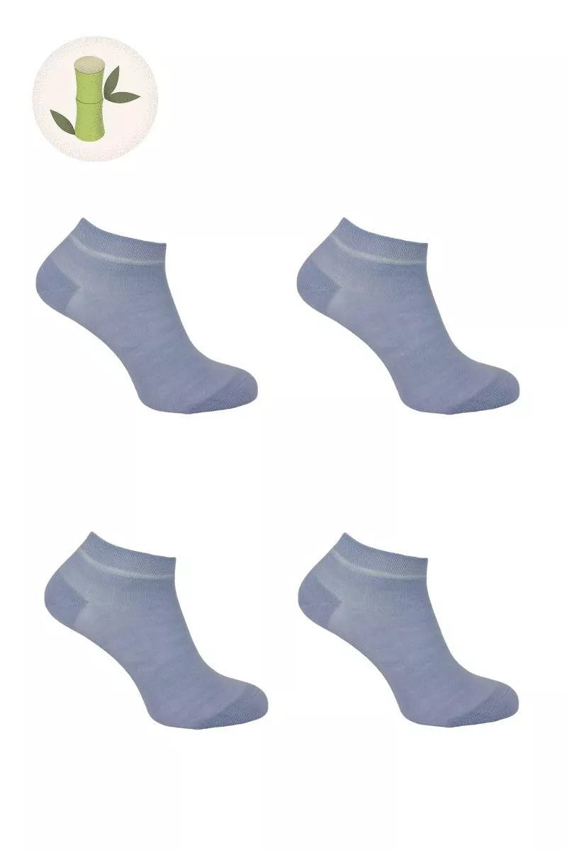 Chaussettes Femme en Bambou – Lot de 4 Paires
