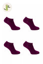 Chaussettes Femme en Bambou – Lot de 4 Paires