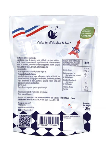 Sachet refermable 100g de bonbons gélifiés Cocorico