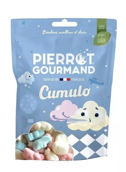Sachet bonbons gélifiés Cumulo 80g Pierrot Gourmand