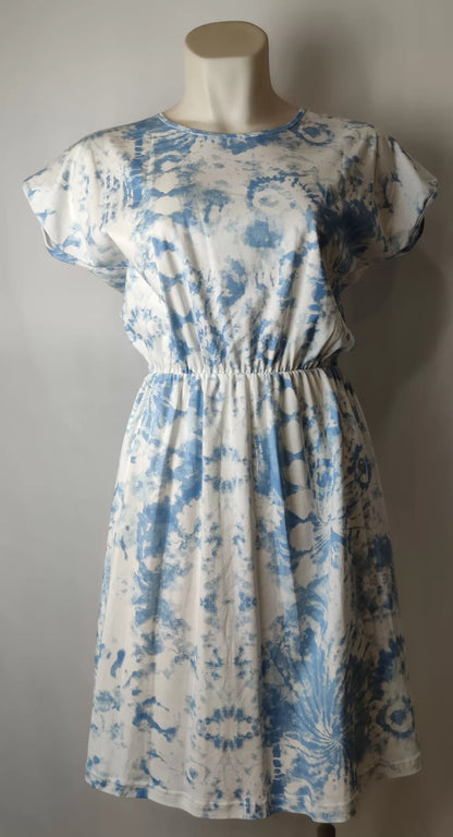 Robe Femme – Modèle Nuage en Coton à Ceinture Élastique