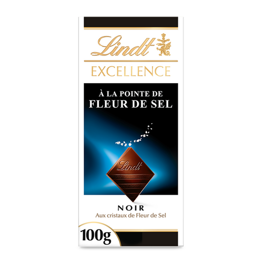 Lindt Excellence Noir Fleur de Sel – 100 g