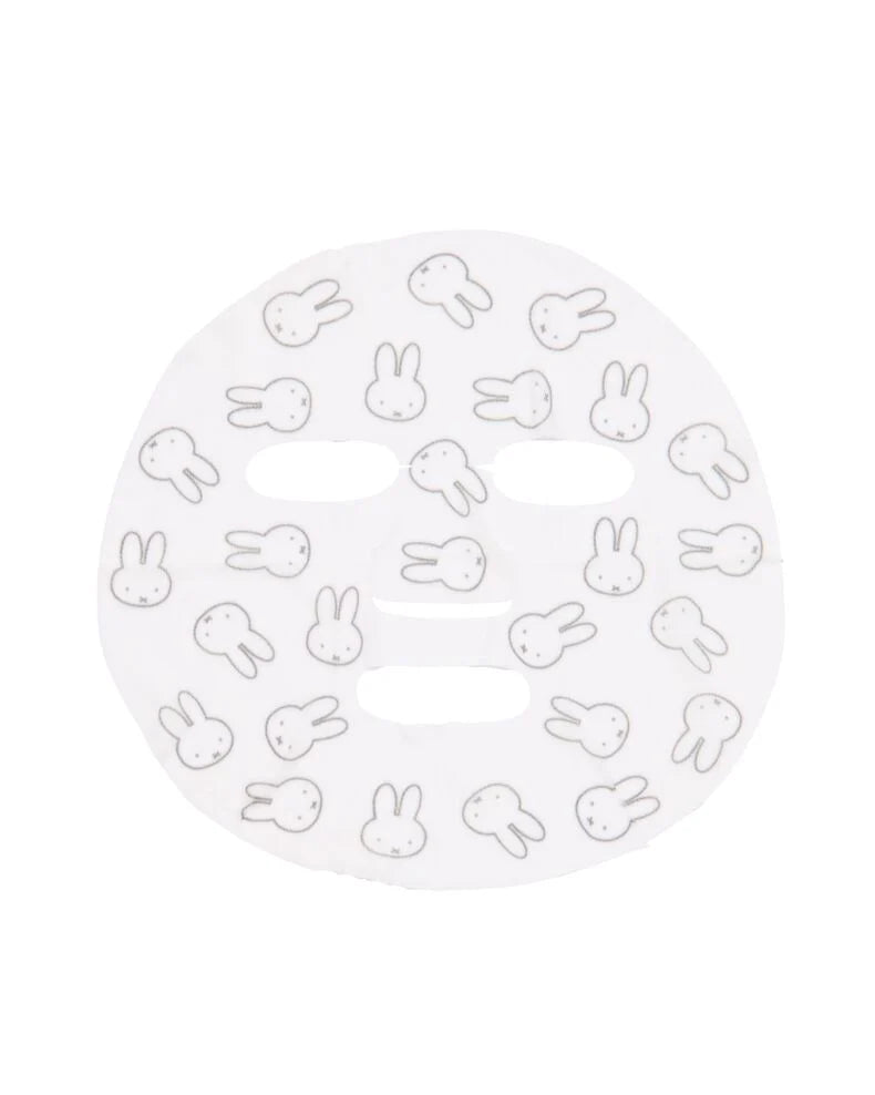 Masque Tissu Miffy Vegan – Fleur de Cerisier & Canneberge – Hydratant Éclat