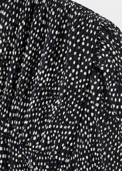 robe imprimée à nœud Mango taille S mode femme été