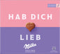 Milka Hab Dich Lieb – Pralinés Fraise 110 g