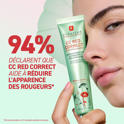 Erborian CC Red Correct crème apaisante anti-rougeurs format voyage
