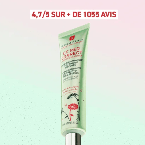 Erborian CC Red Correct crème apaisante anti-rougeurs format voyage