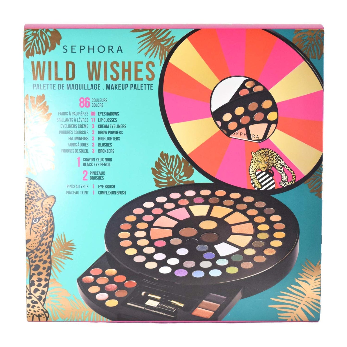 SEPHORA COLLECTION Wild Wishes Palette de maquillage 86 couleurs