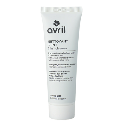 Avril – Nettoyant Visage 3-en-1 BIO 50ml