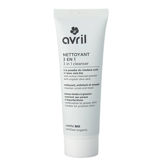 Avril – Nettoyant Visage 3-en-1 BIO 50ml