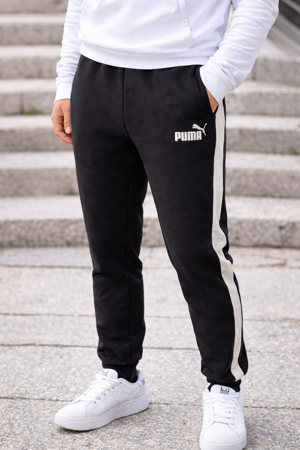 Bas de jogging noir Puma taille S