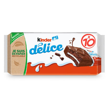 KINDER – Délice Gâteaux au Chocolat – 10 pièces (390 g)