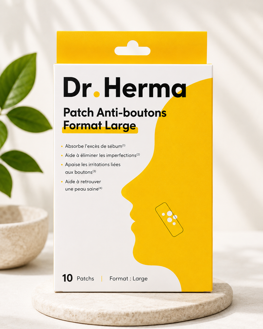 DR. HERMA - Patch Anti-Boutons Format Large (x10)
