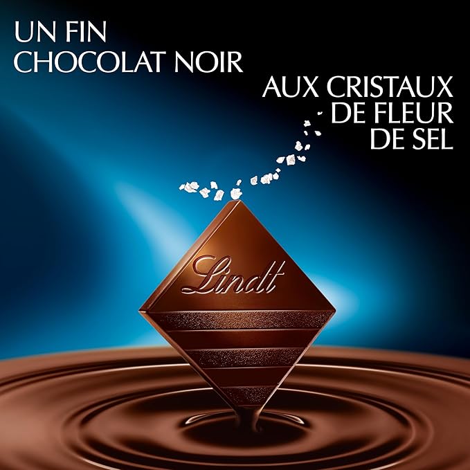 Lot de 2 tablettes Lindt Excellence – Noir Caramel Pointe de Sel