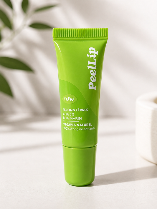 Trew Cosmetics PeelLip peeling lèvres AHA BHA marin 10ml soin exfoliant