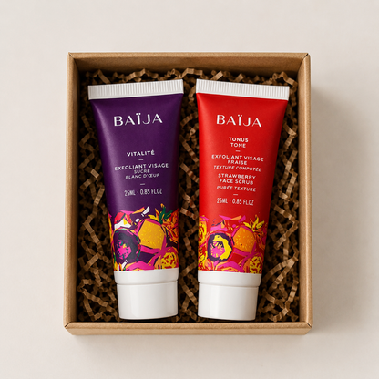 Baija Coffret Duo Exfoliants Visage Format Voyage 25 ML