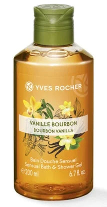 Yves Rocher bain douche vanille bourbon 200ml gel douche parfumé doux