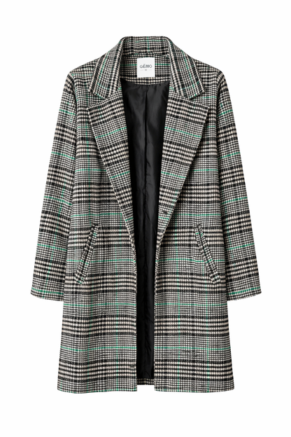 Manteau femme Gémo à carreaux