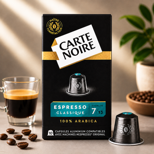 Capsules Carte Noire Espresso Classique N°7 compatibles Nespresso x10