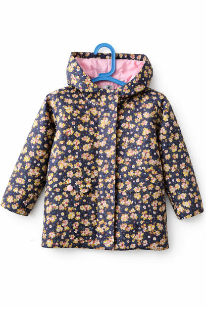 Veste de pluie enfant – motif fleuri – C&A (3 ans)