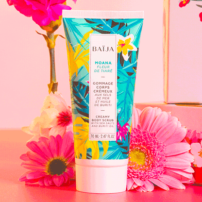 Gommage corps Baïja Moana fleur de tiaré 70ml