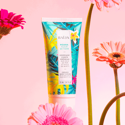 Gommage corps Baïja Moana fleur de tiaré 70ml