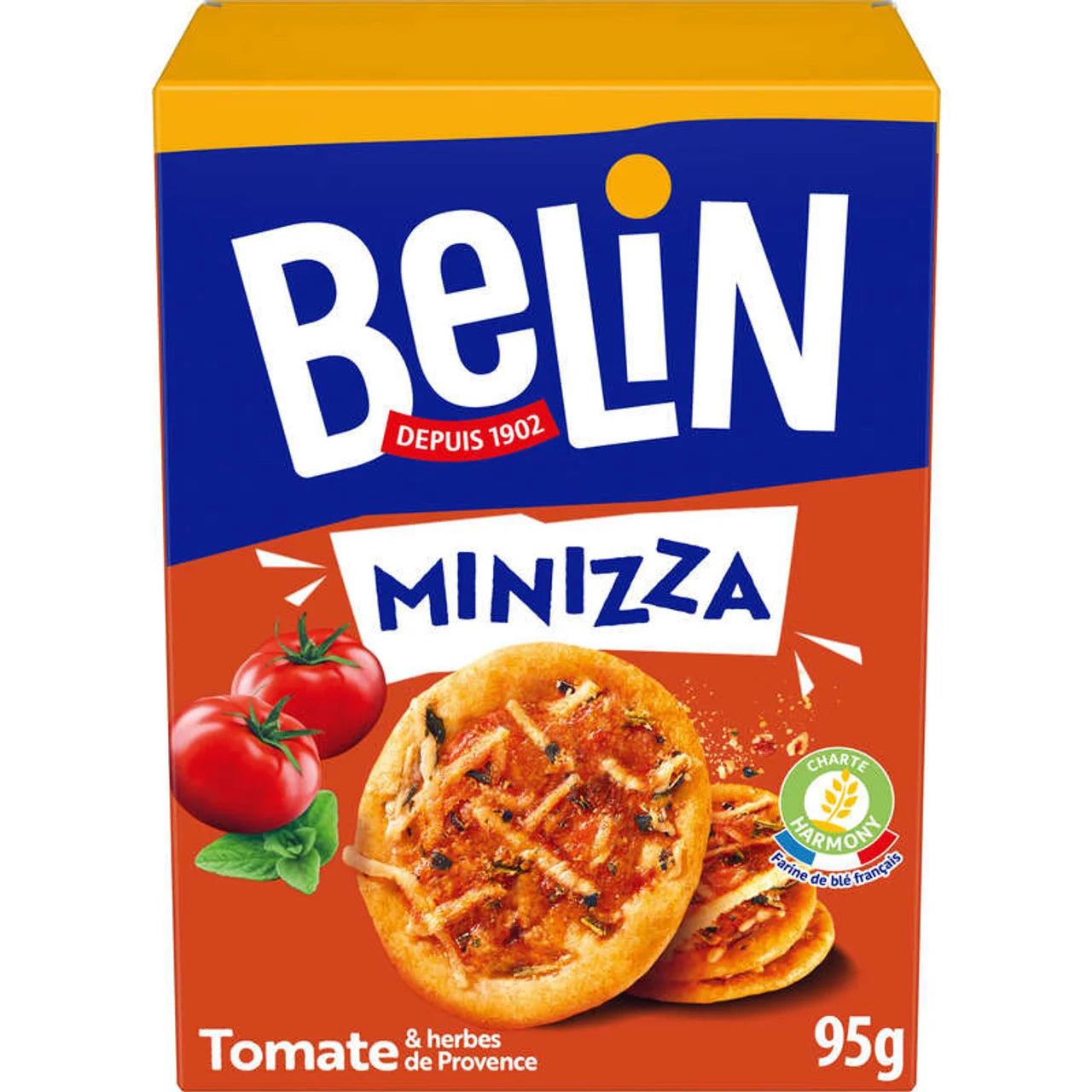 BELIN - Crackers Minizza Tomate 95g