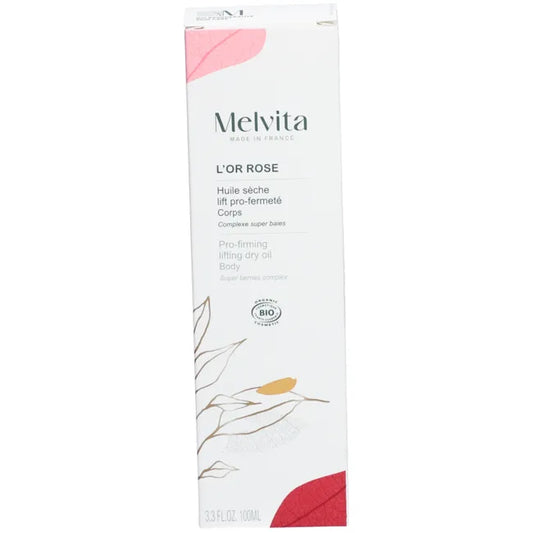 Melvita Huile Sèche L'Or Rose - Soin Corps Bio –  100ml