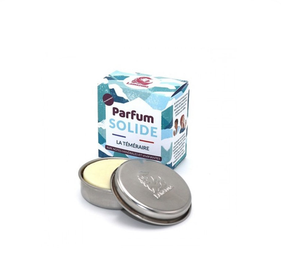 parfum solide La Téméraire Lamazuna naturel vegan zéro déchet