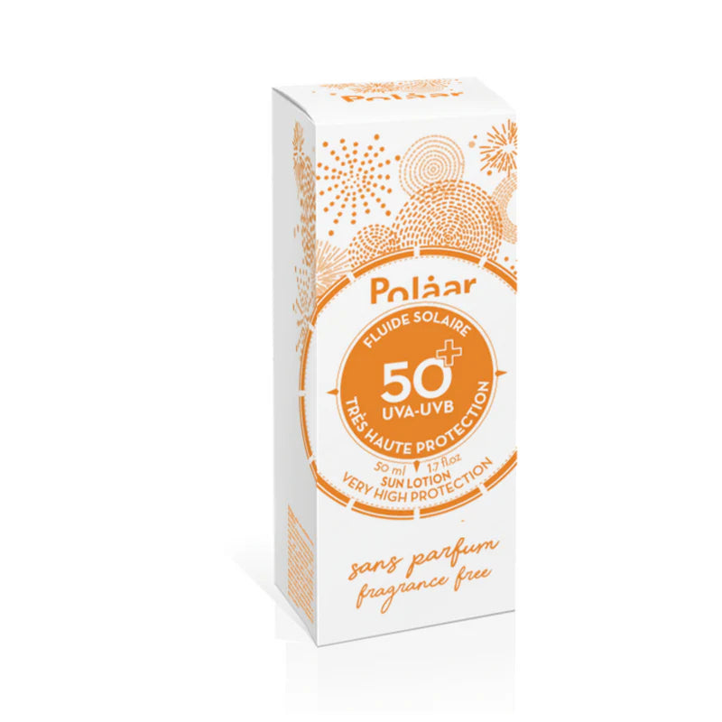 Polaar - Fluide Solaire Visage SPF50+ - Protection Haute, Fini Invisible