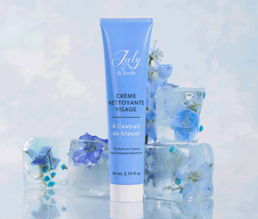 July of St Barth crème nettoyante visage bleuet 65ml soin naturel