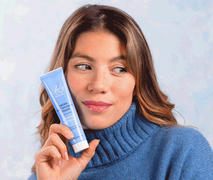 July of St Barth crème nettoyante visage bleuet 65ml soin naturel