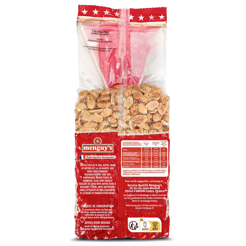 Menguy's Cacahuètes Grillées et Salées 900g