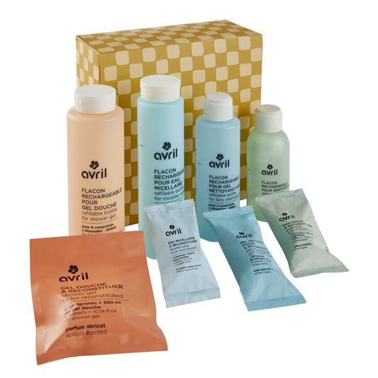 Avril – Coffret Mes Essentiels Rechargeables | 4 Soins en Pastilles
