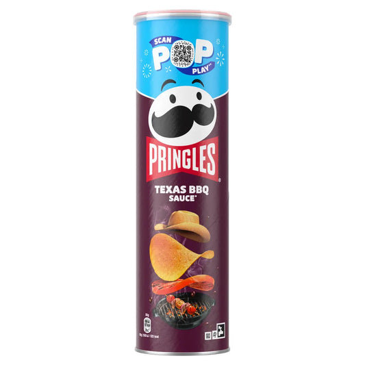 PRINGLES - Chips Tuiles Saveur Texas BBQ 195g