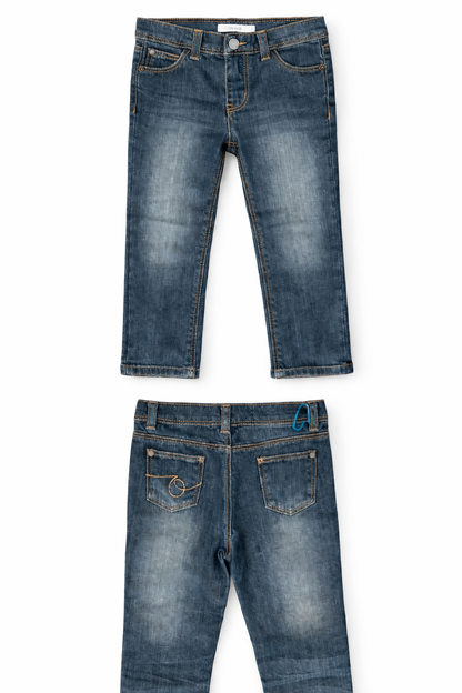 pantalon jean enfant garçon Orchestra slim stretch