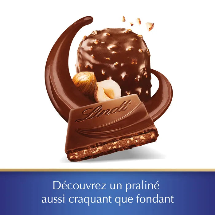 Tablette Lindt Création lait – praliné rocher (150 g)