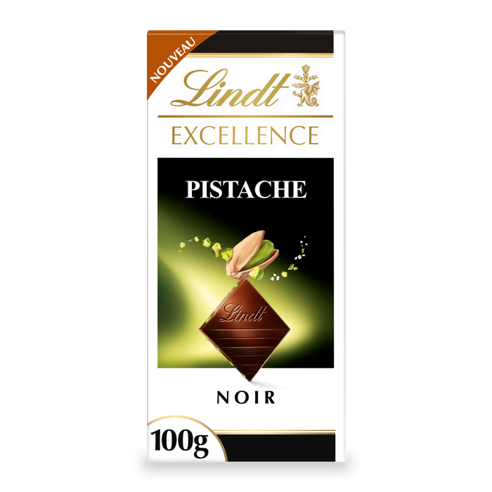 Lindt Excellence Noir Pistache & Pointe de Sel – 100 g