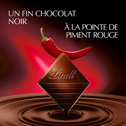 Lindt Excellence Noir à la Pointe de Piment Rouge – 100 g