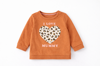 pull bébé I Love Mummy C&A coton doux naissance cadeau