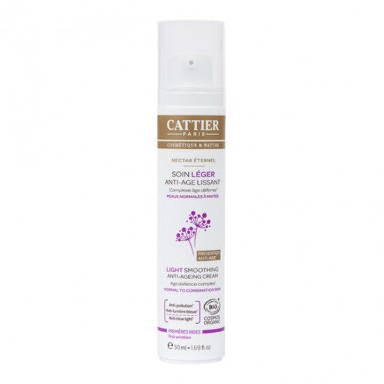 Cattier Soin de jour léger premières rides Nectar Éternel bio 50 ml