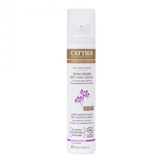 Cattier Soin de jour léger premières rides Nectar Éternel bio 50 ml
