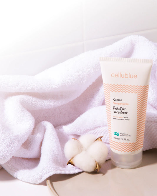 Crème vergetures réparatrice Cellublue – élasticité & confort (200 ml)