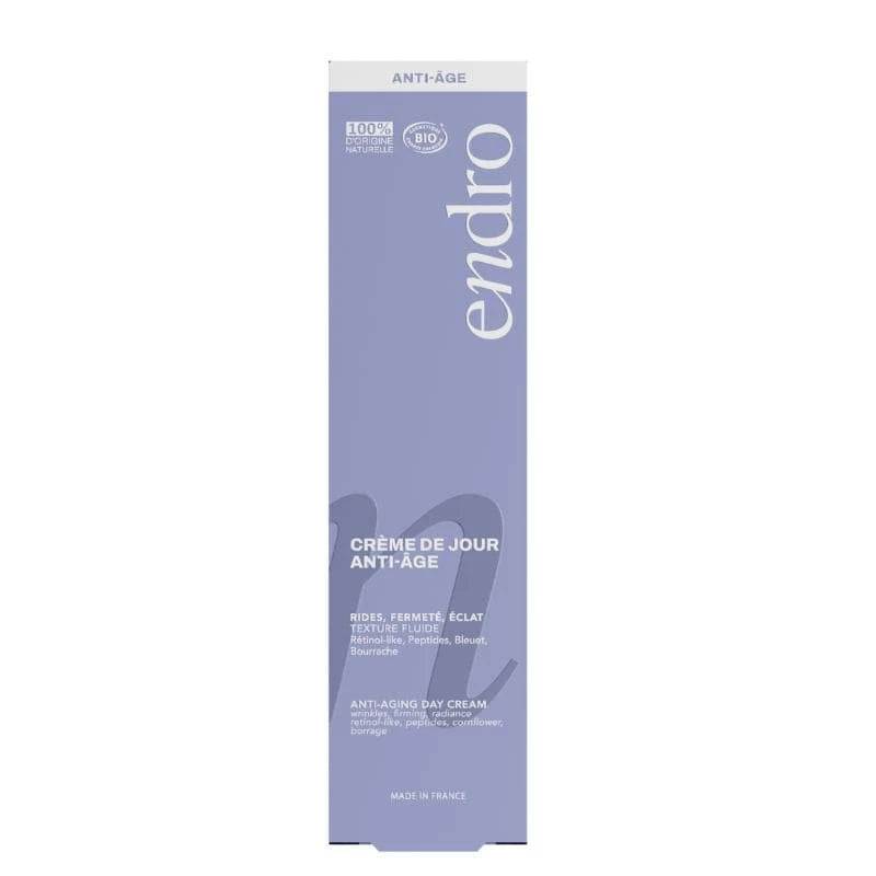 Endro Crème Visage de Jour Anti-Âge Bio 50ml