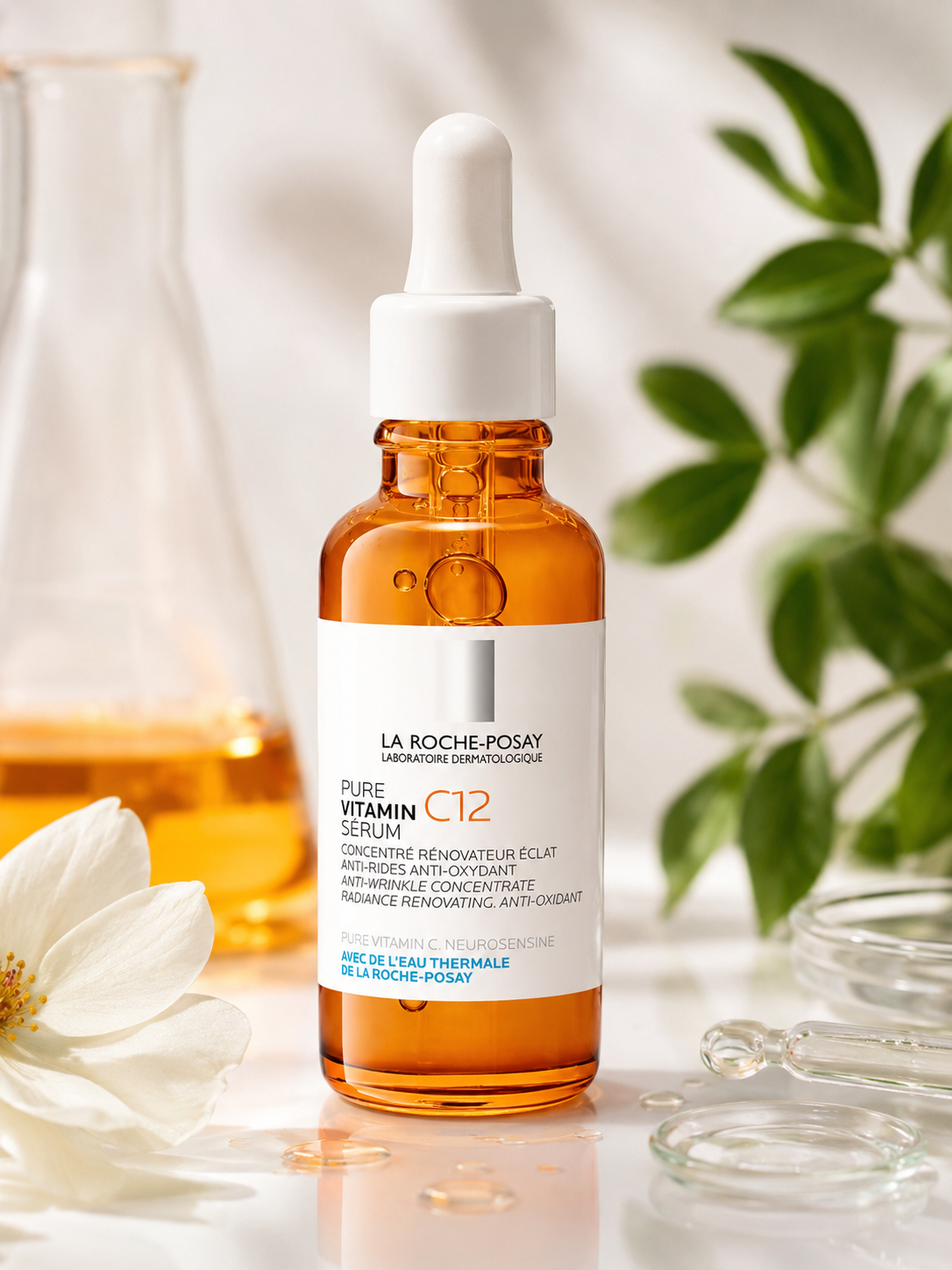 La Roche-Posay Sérum Visage Vitamine C 12% – Anti-Rides & Eclat – 30ml