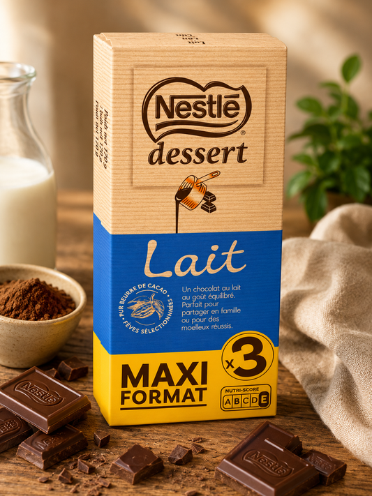 NESTLÉ DESSERT - Chocolat au Lait Pâtissier 3x170g