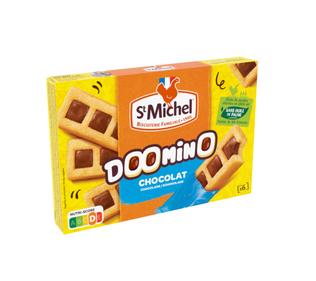 St Michel Doomino chocolat biscuits goûter x6