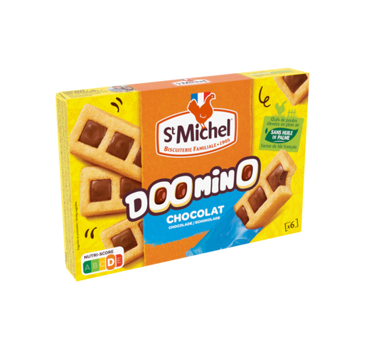 St Michel Doomino chocolat biscuits goûter x6