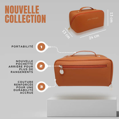 Trousse de toilette – Marron Camel (édition Joli Voyage)
